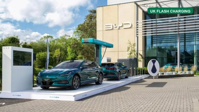 BYD Hits 5% UK Market Share as 100,000th Vehicle Delivered, First Flash Charger Goes Live