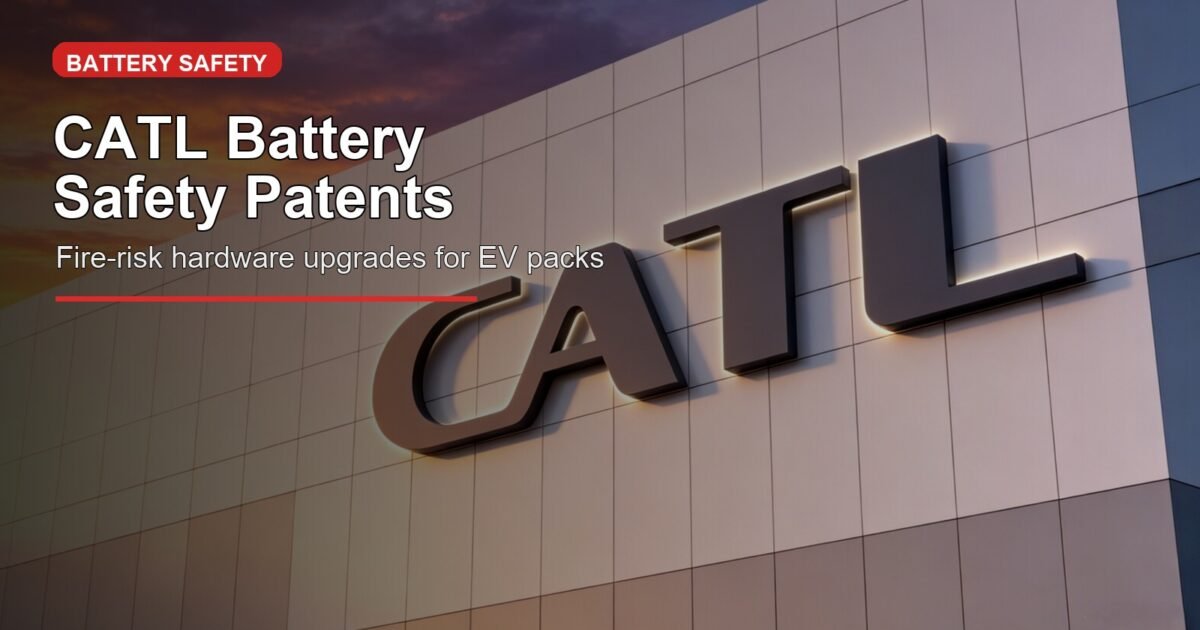 CATL Files Two Safety Patents to Harden EV Batteries Against Fire as Insurance Costs Soar