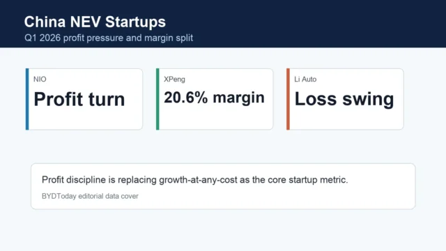 China NEV Startups Split as Q1 Profit Pressure Rises