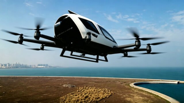 Solid-State Battery Powers EHang 22-km Cross-Strait eVTOL Flight at 480 Wh/kg