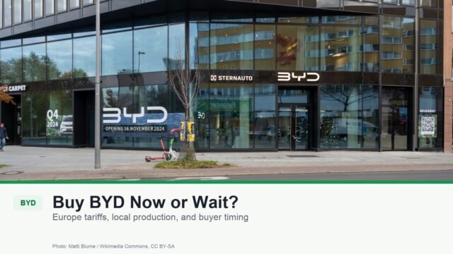 Should Europeans Buy a BYD Now or Wait for Local Production?