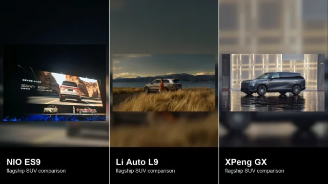 NIO ES9, Li Auto L9, and XPeng GX Define China’s Flagship SUV Race