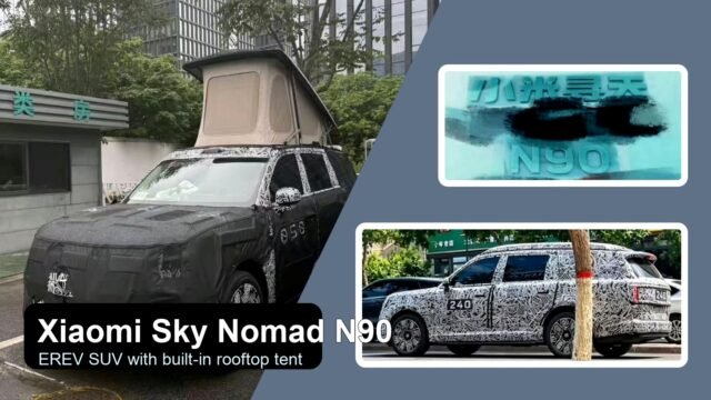 Xiaomi Sky Nomad N90 Spotted With Built-In Tent and 500 km EREV Range