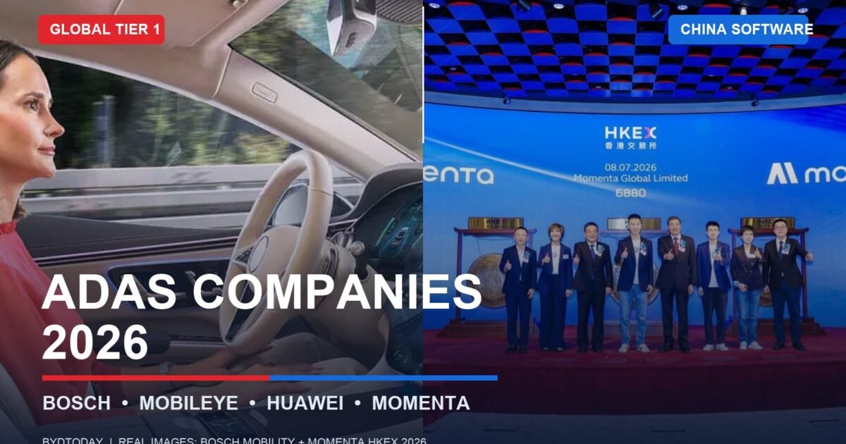 ADAS Suppliers 2026: Bosch, Mobileye, Huawei, Momenta and Chinese Rivals