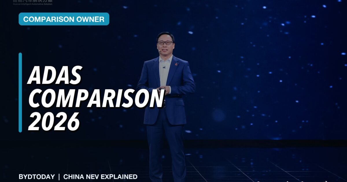 ADAS Comparison 2026: Huawei ADS vs Tesla FSD vs XPeng XNGP vs NIO vs Li Auto
