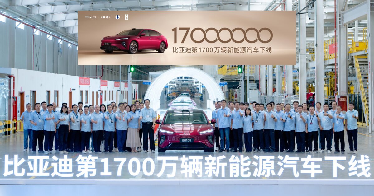 BYD Reaches 17 Million NEVs: What the 82-Day Milestone Means