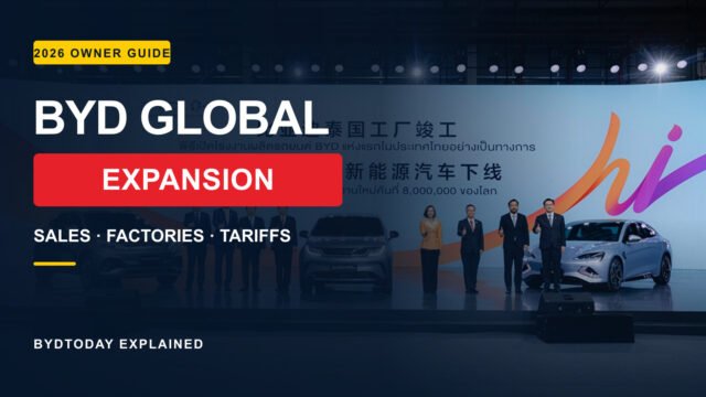 BYD Global Expansion: Sales, Factories and Market Strategy