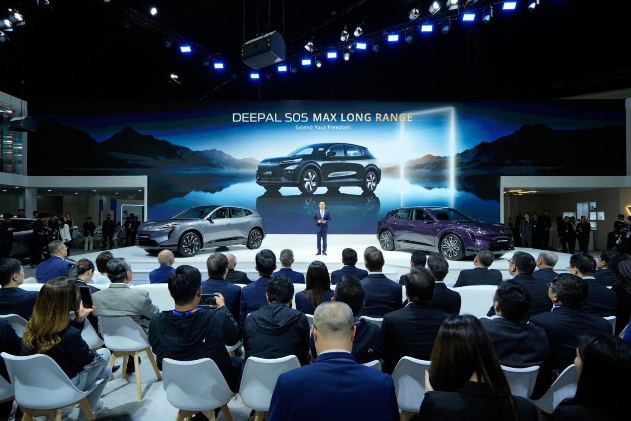 Official Changan new energy vehicle lineup at the 2025 Thailand International Motor Expo