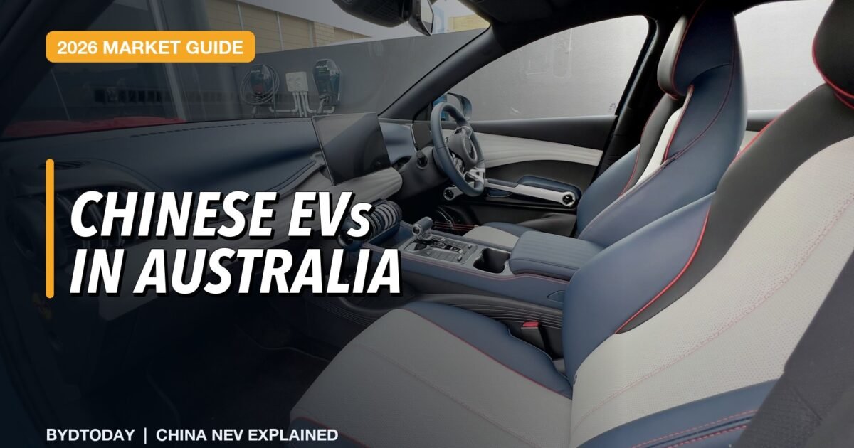 Chinese EVs in Australia: Brands, Sales, Policy and Charging