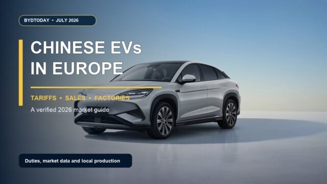 Chinese EVs in Europe: Tariffs, Brands, Factories and Market Share