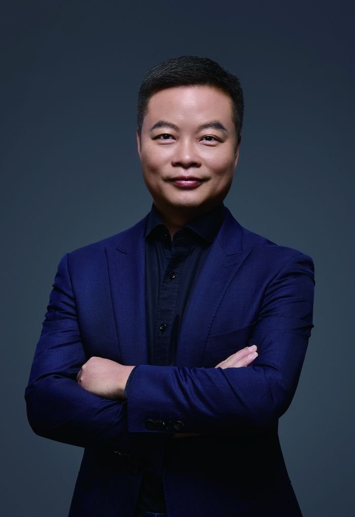 Portrait of XPeng co-founder chairman and CEO He Xiaopeng