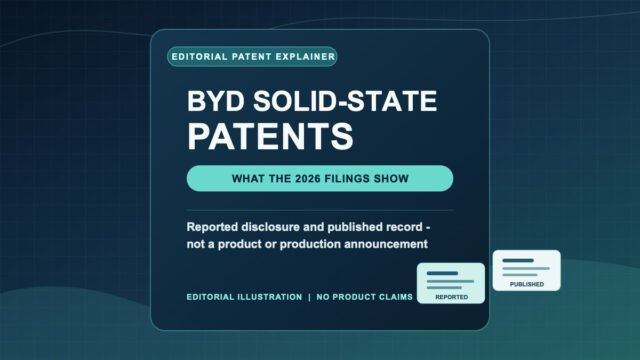 BYD Solid-State Battery Patents: What the 2026 Filings Show