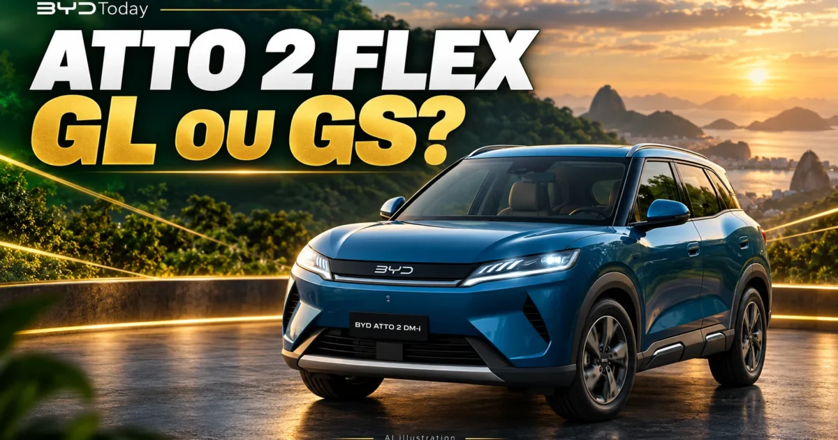 BYD Atto 2 DM-i Flex: preço, GL vs GS e autonomia