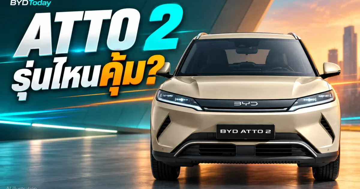 BYD ATTO 2 ราคาไทย: Dynamic หรือ Premium คุ้มกว่า?