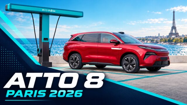 BYD at Paris Motor Show 2026: Electric ATTO 8, SHARK and What Is Confirmed