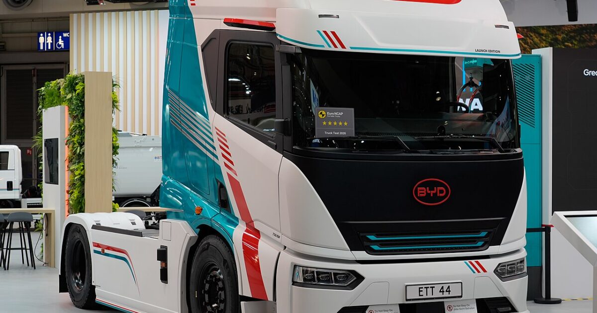 BYD ETT 44 Electric Truck: Range, MCS Charging and Euro NCAP Safety