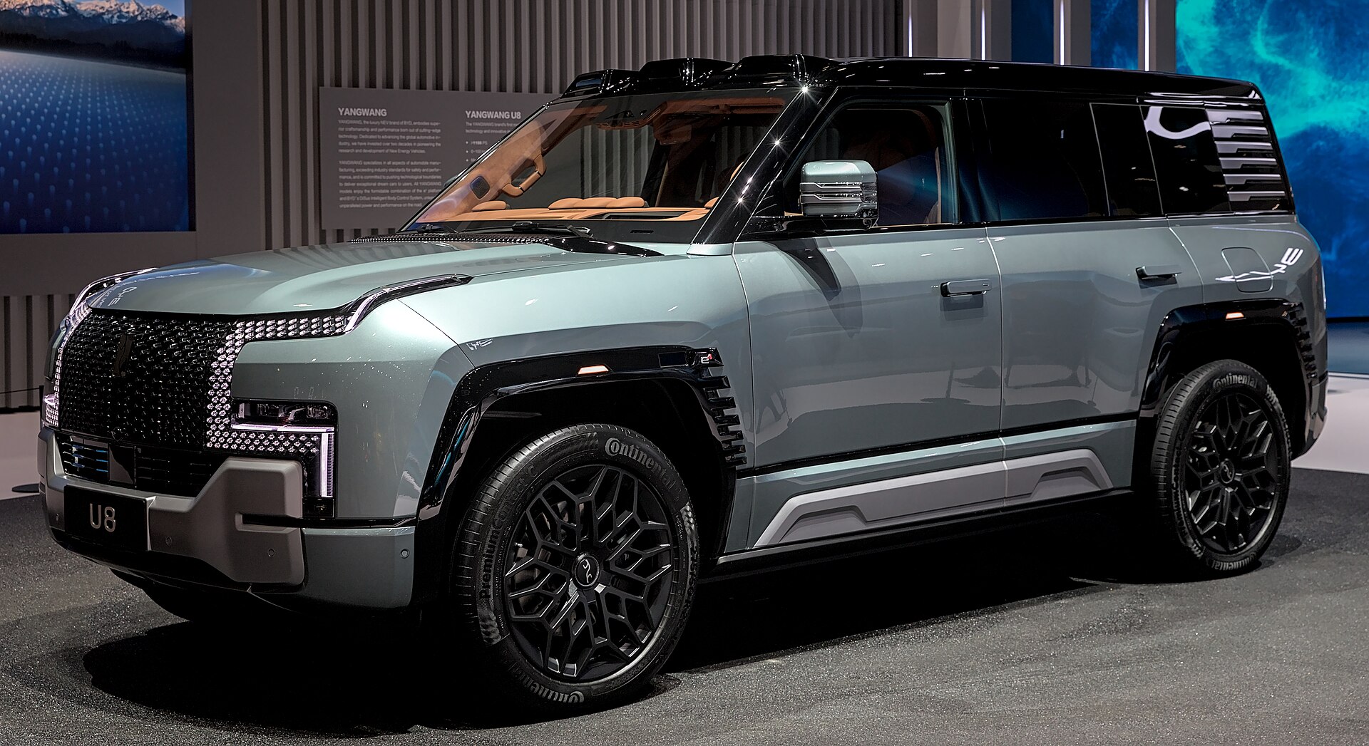 Yangwang U8 flagship SUV at the Geneva International Motor Show 2024